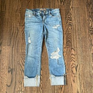 Joes Distressed Cropped Jean